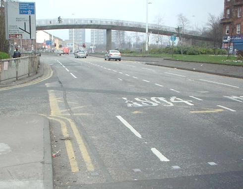 This anonymous cycle lane remains