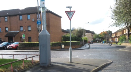 Cycling on the footway of a cul-de-sac