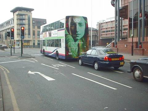 A cycle lane!