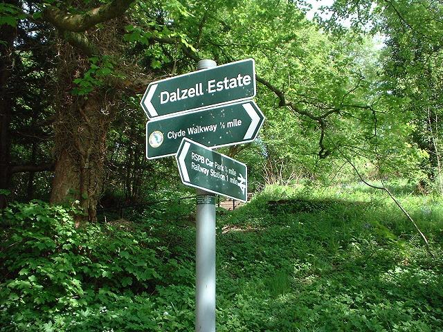 Sign in Dalzell Estate Country Park