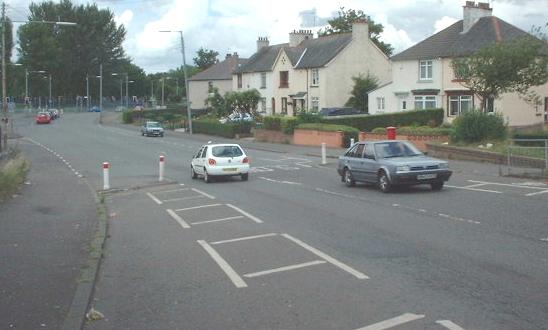 End of cycle lane!